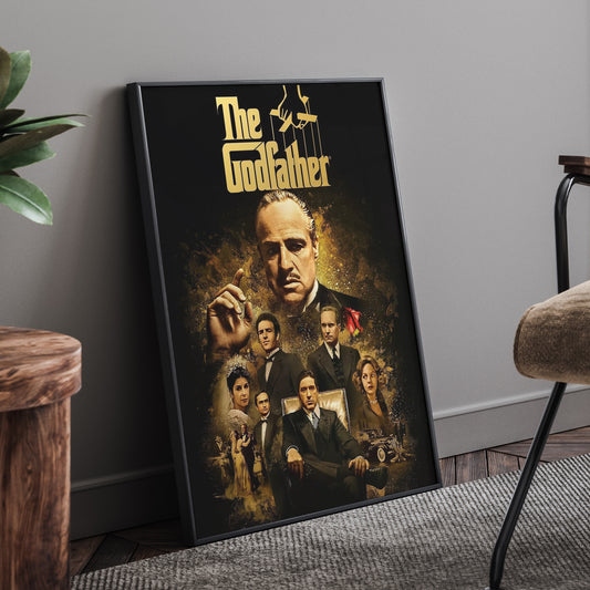 THE GOD FATHER FRAMED POSTER
