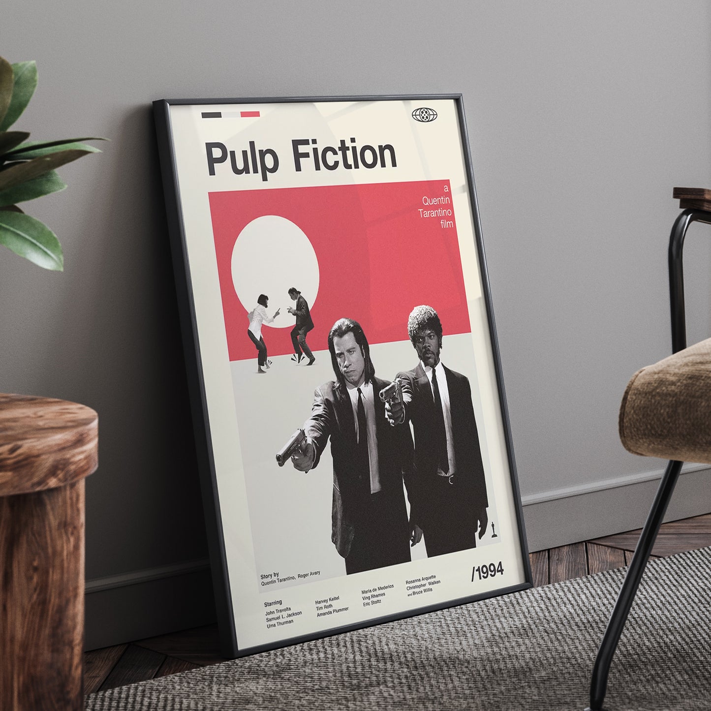 PULP FICTION FRAMED POSTER