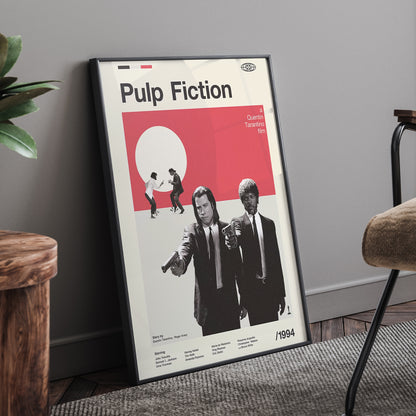 PULP FICTION FRAMED POSTER
